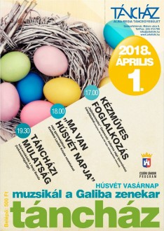 Húsvéti kézműves foglalkozás, gyermekjátszó és mulatság a Táncházban